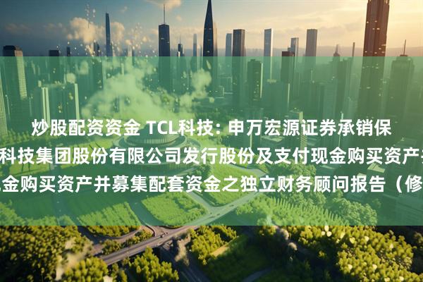 炒股配资资金 TCL科技: 申万宏源证券承销保荐有限责任公司关于TCL科技集团股份有限公司发行股份及支付现金购买资产并募集配套资金之独立财务顾问报告（修订稿）内容摘要